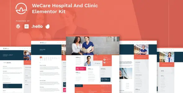 WeCare – Hospital & Clinic Elementor Template Kit