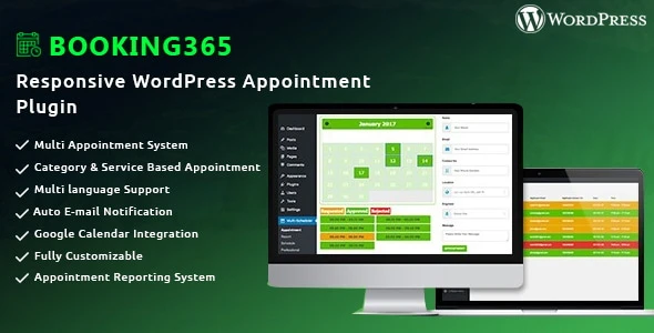 Booking365 – Responsive WordPress Appointment Plugin